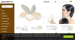Desktop Screenshot of gezonder.nu
